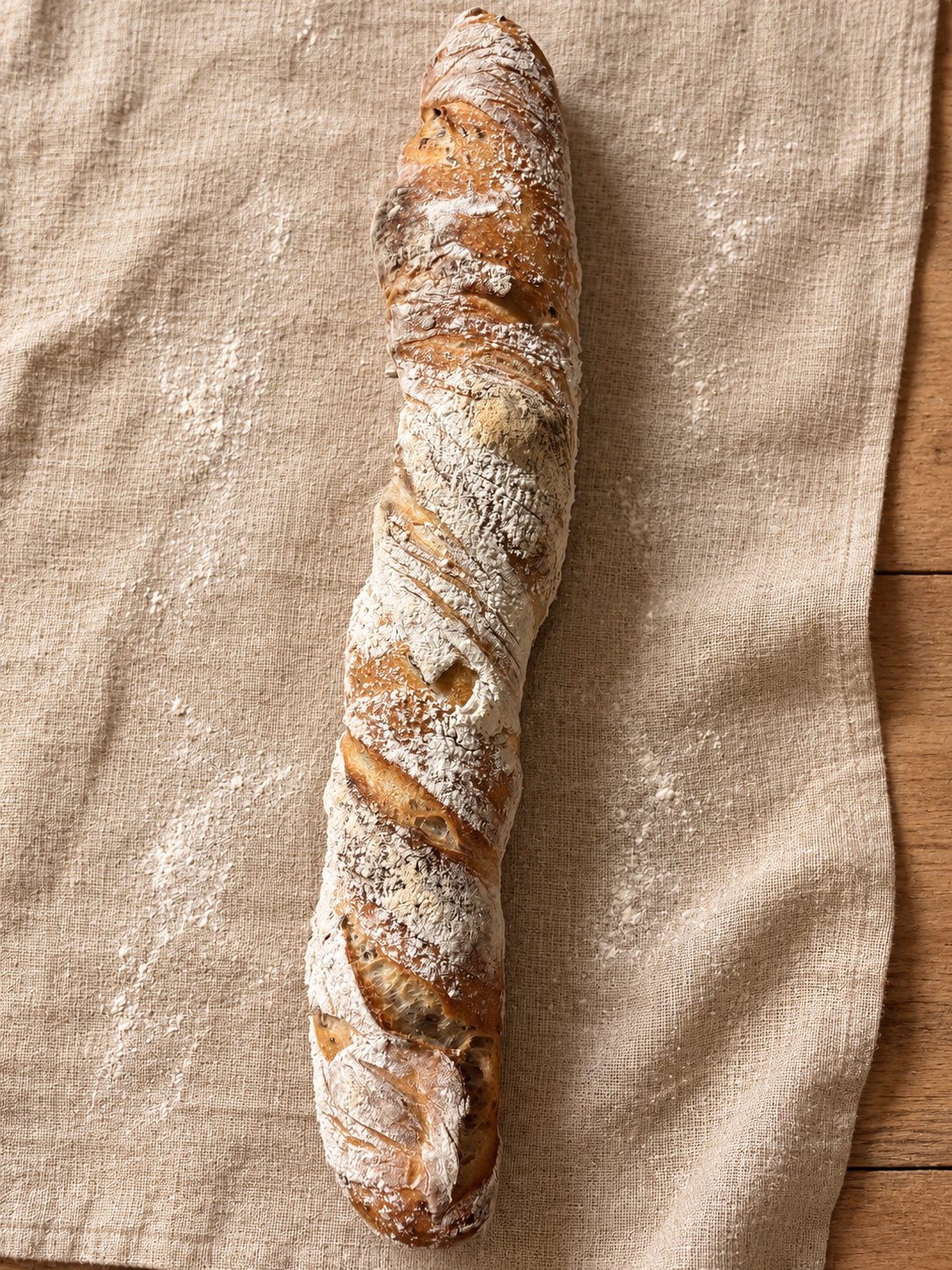 The Rustic Flax Seed Baguette, photo 1 of 1